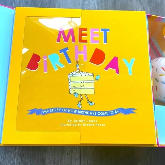 Meet Birthday- Book and Plush. New in Box - Picture 3 of 6